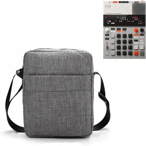 Compatible with Teenage Engineering K.O. II Soft Bag, EP–133 K.O II Sampler, Synthesizer, and Drum Machine Crossbody Bag