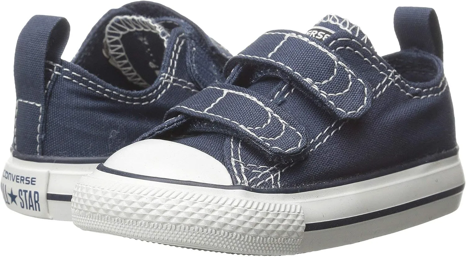 Converse Kids' Chuck Taylor All Star 2v Low Top Sneaker Navy/White