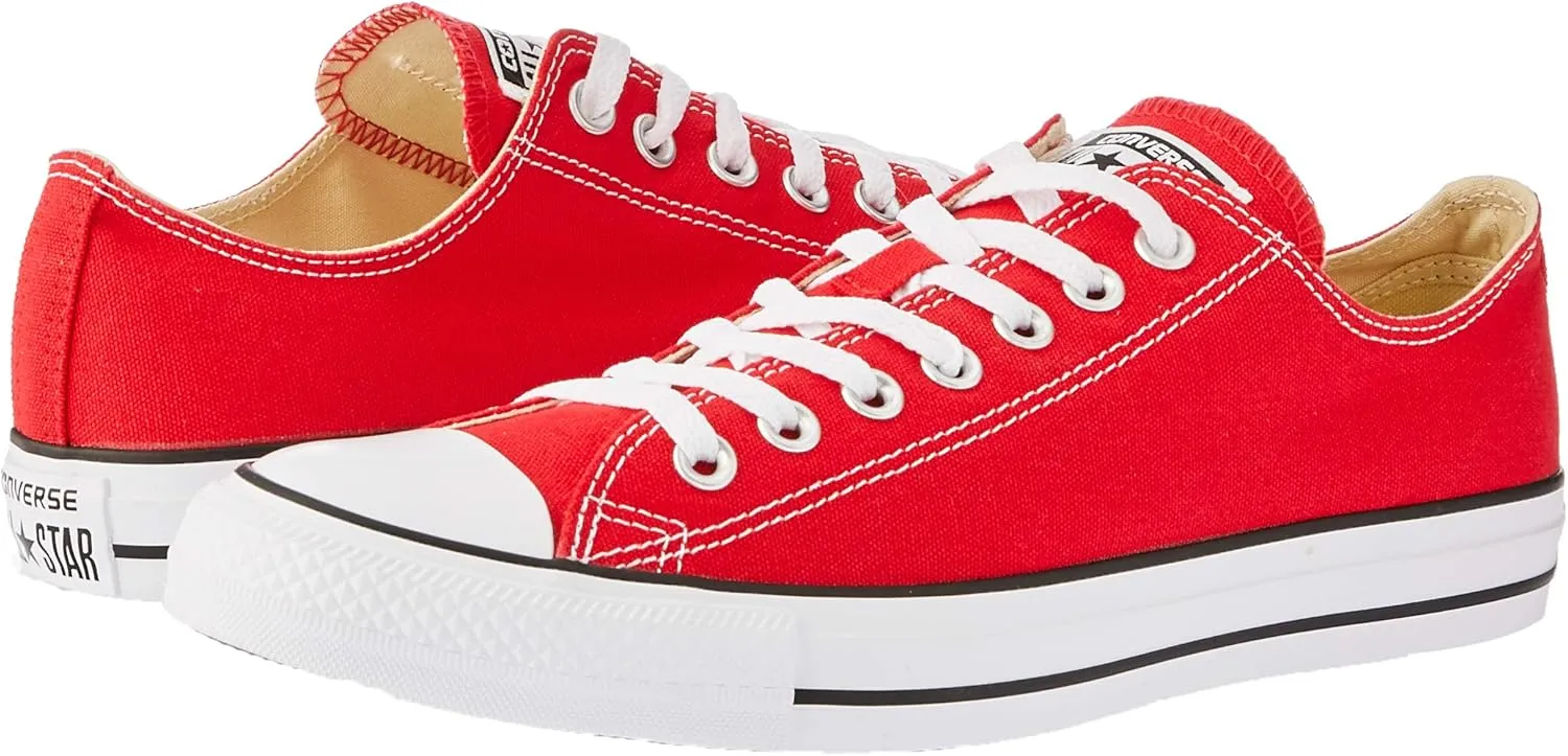Converse Unisex Chuck Taylor All Star Ox Low Top Classic Red Sneaker