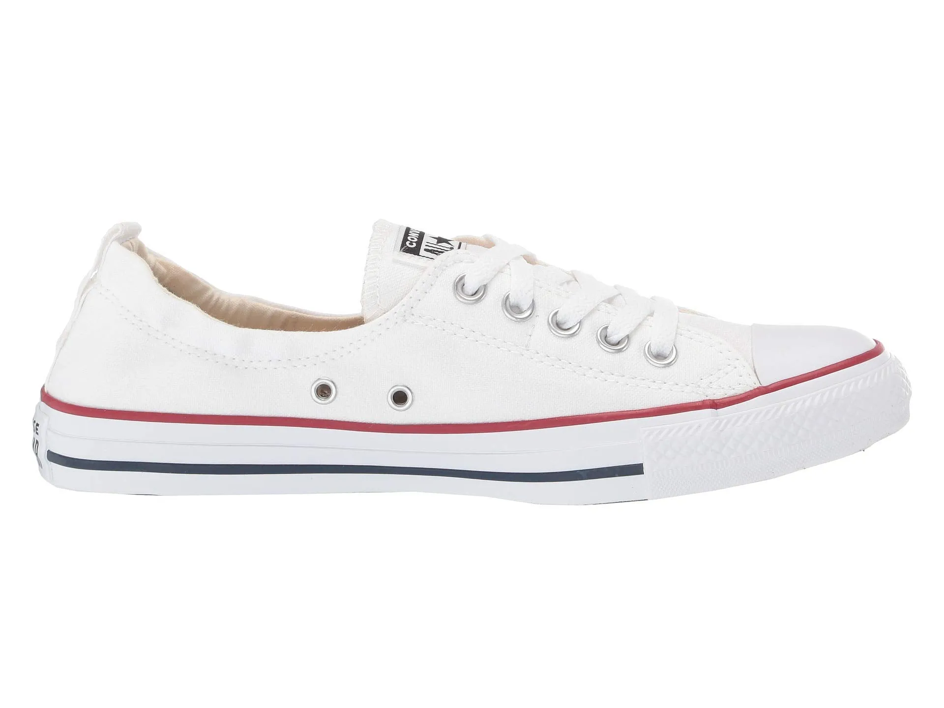Converse Women's Low-Top Sneaker 9 B - Medium White