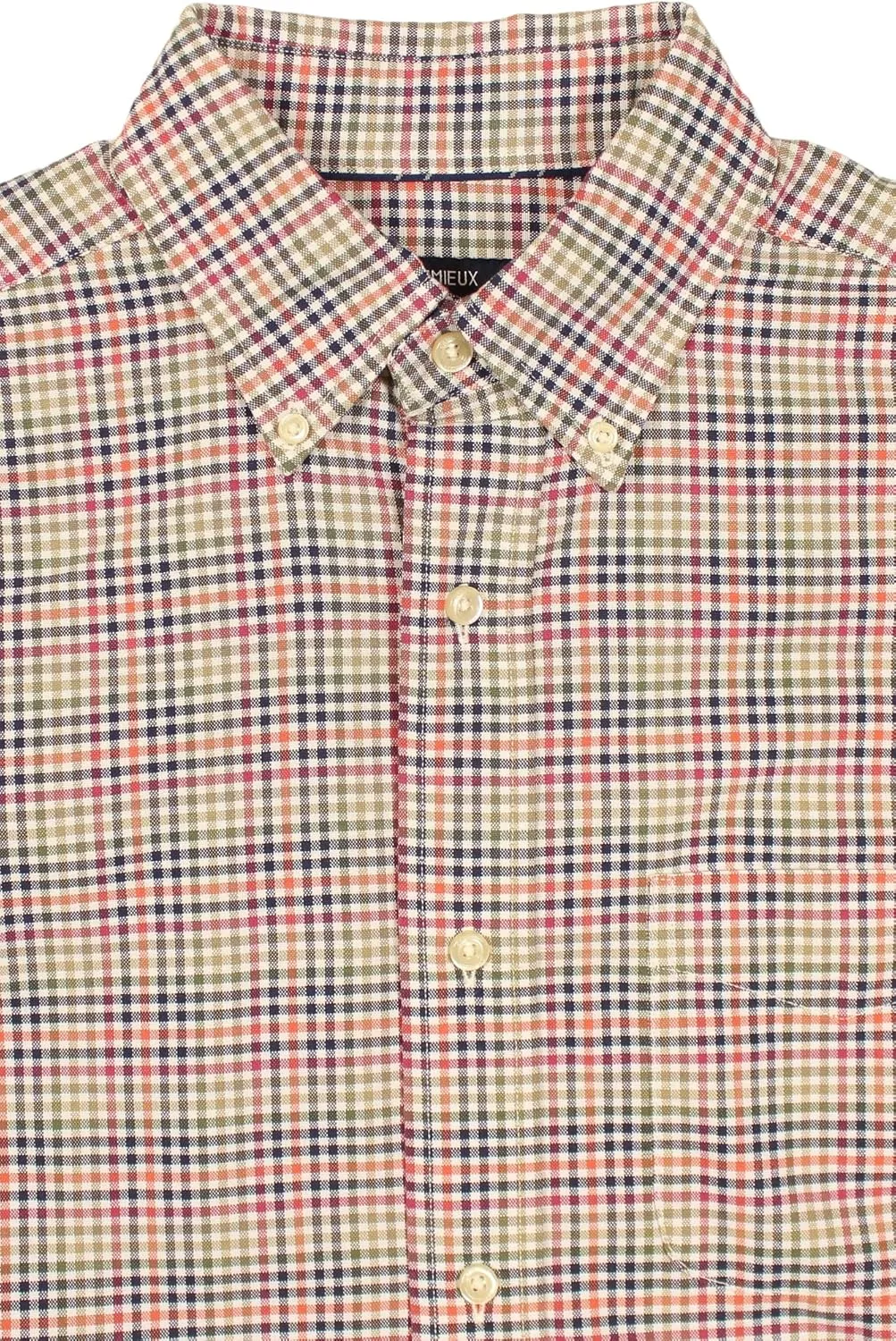 Cremieux Men's Easy-Care Long Sleeve Oxford Shirt with Pocket, Regular Sizes