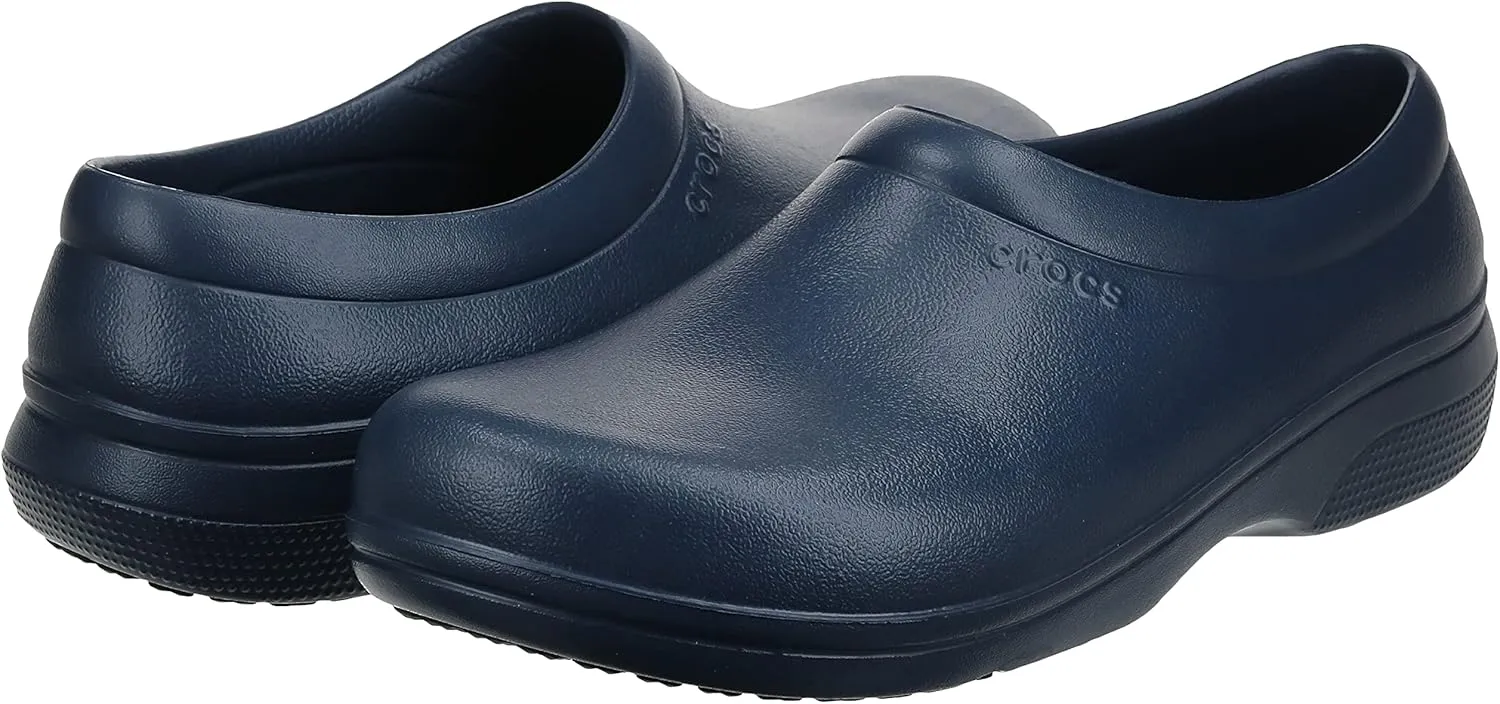 Crocs Unisex-Adult On The Clock Clogs, Slip Resistant Shoes