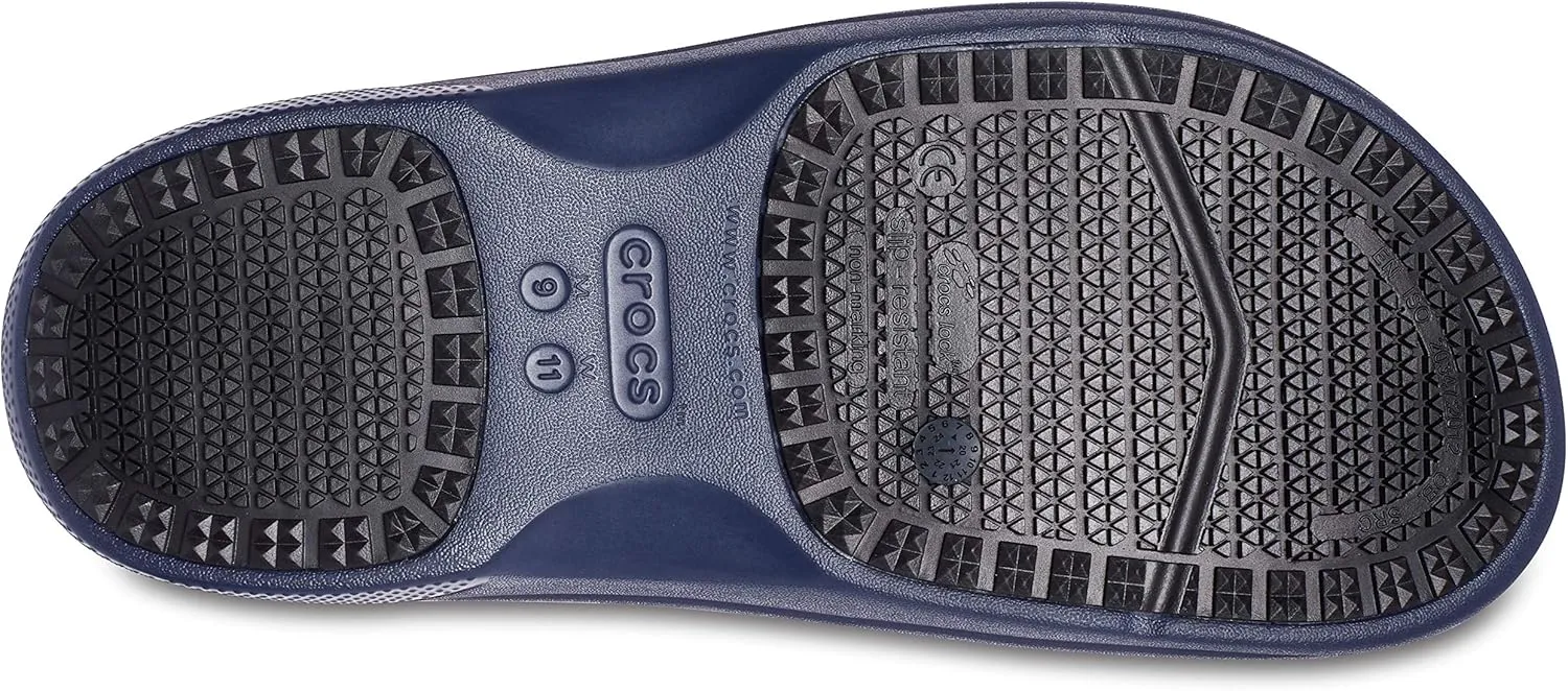 Crocs Unisex-Adult On The Clock Clogs, Slip Resistant Shoes