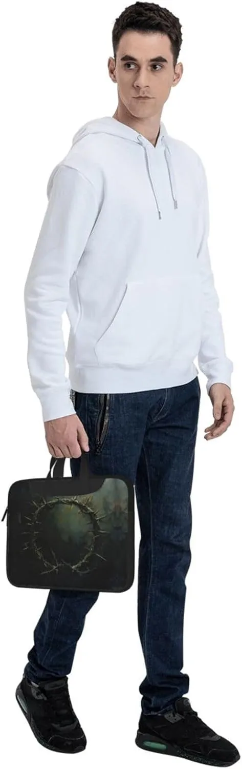 Crown of thorns Print Trendy Oxford Cloth Laptop Bag - Versatile Laptop Case,Messenger Bag, Shoulder Bag