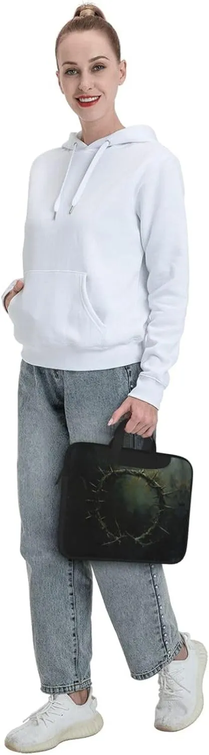 Crown of thorns Print Trendy Oxford Cloth Laptop Bag - Versatile Laptop Case,Messenger Bag, Shoulder Bag