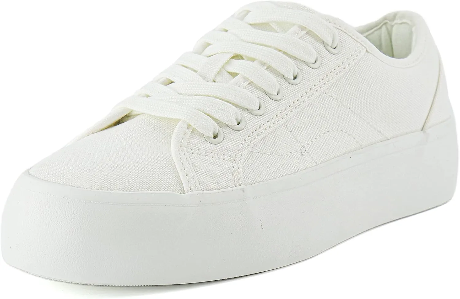 CUSHIONAIRE Women's Tag Low top Canvas Sneaker  Memory Foam