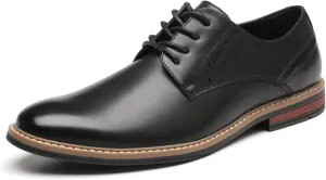 DECARSDZ Mens Classic Oxford Wingtip Modern Formal Lace Up Dress Shoes Wedding Shoe