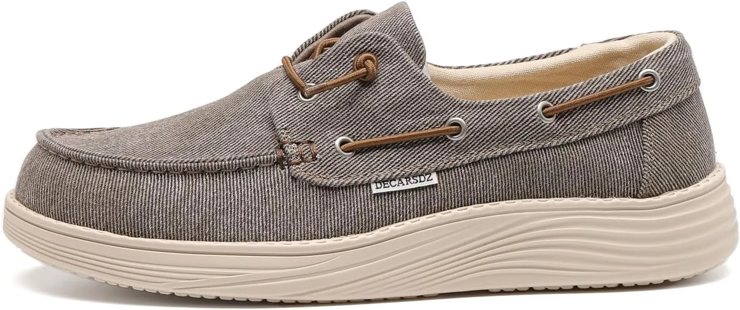 DECARSDZ Men's Penny Loafers Slip On Shoes Walking Shoe for Mens Lightweight Casual Knit Loafer