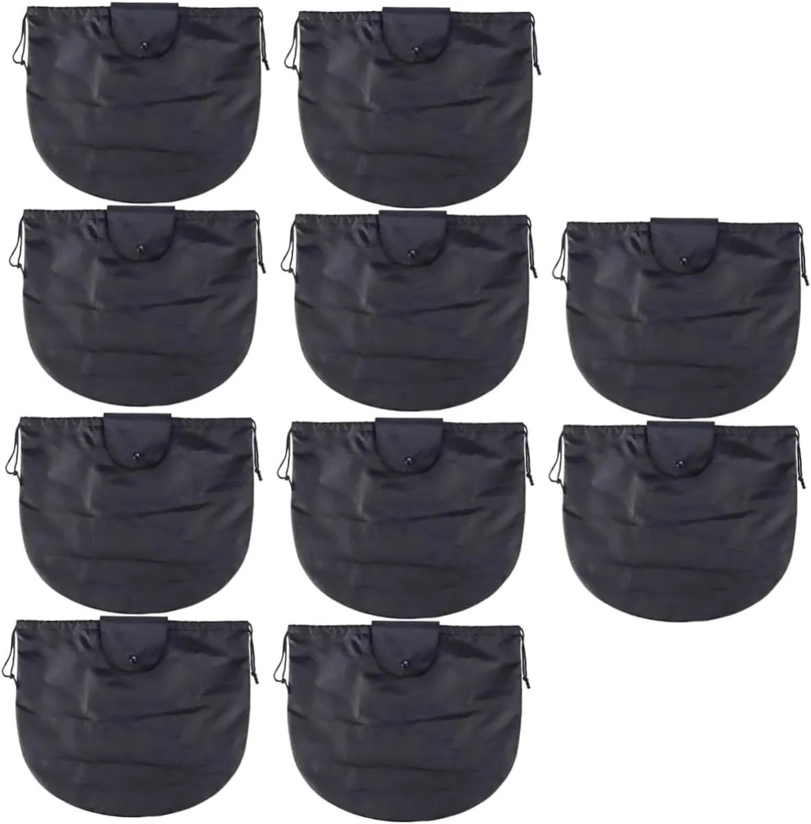 DECHOUS 2sets 2pcs Bags Drawstring Holder for Half Face Helmets Compact Storage Pouch for Skiing Biking Travel Durable Easy to Carry 2pcs*2