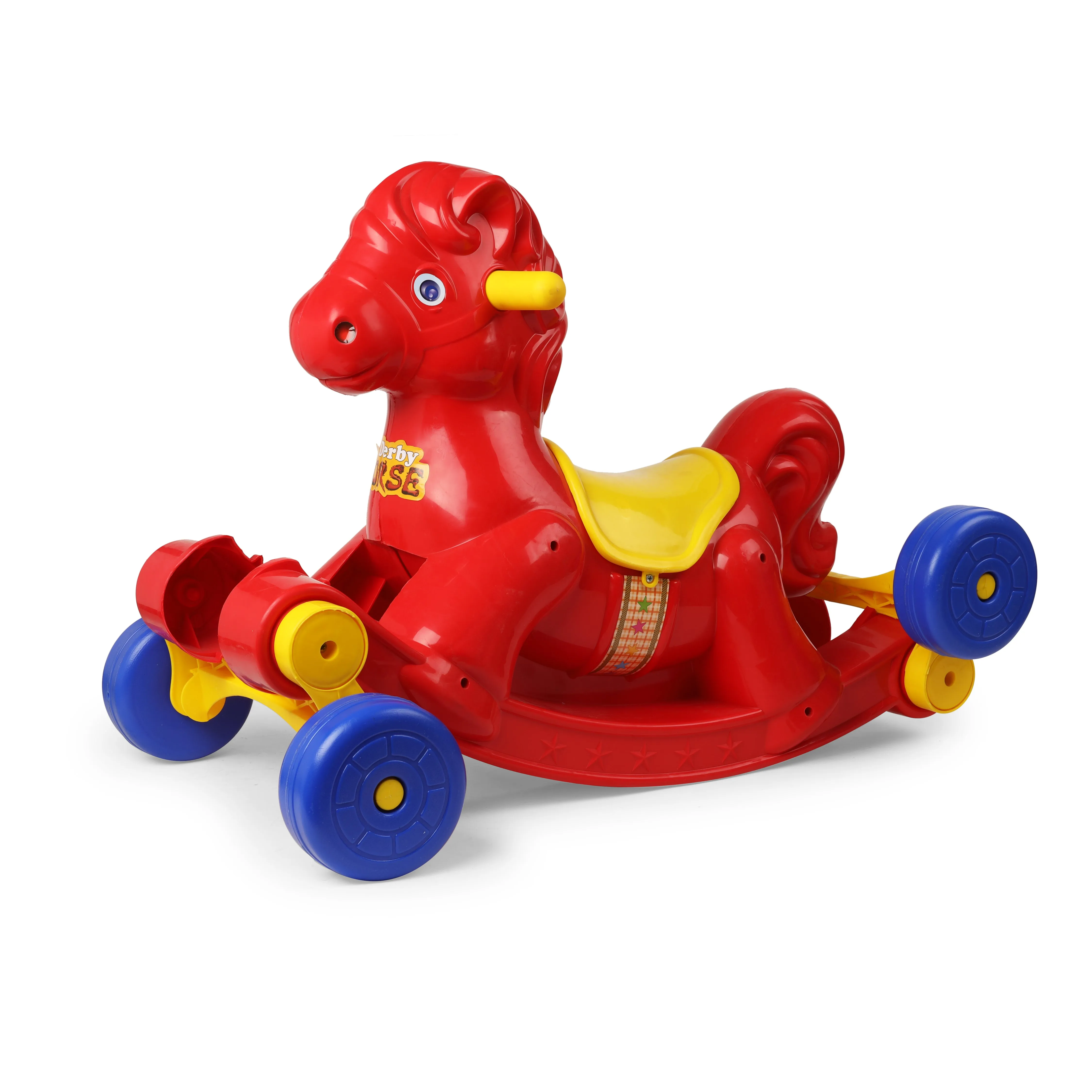 Derby Horse | Baby Horse Rider | Fun Ride-on Horse | Baby Horse Rocking Toy | Horsey Rocker | Horse Ride-on Toy | For Babies/Toddlers