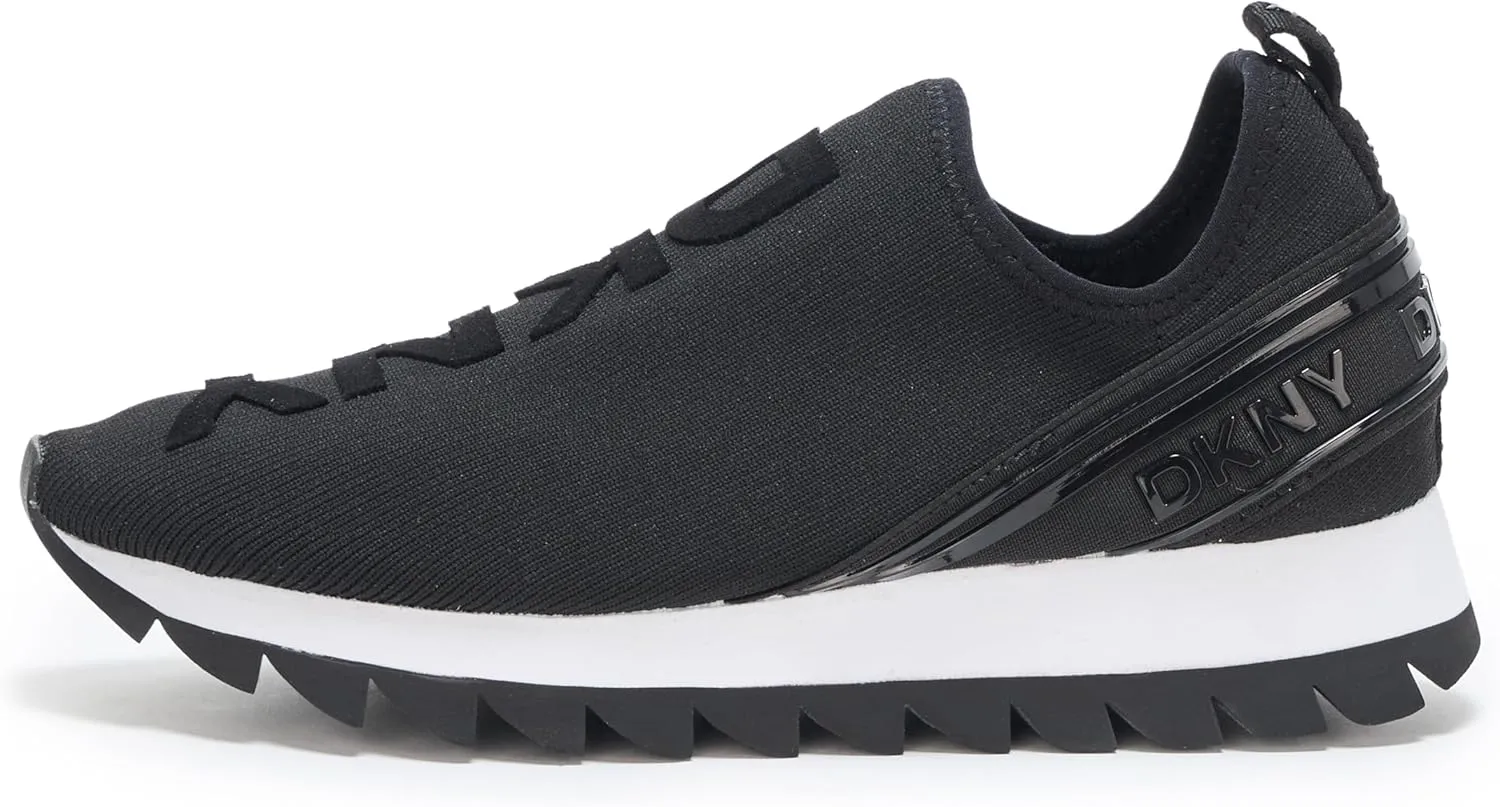 DKNY Women's Abbi Everyday Slip on Knit Sneaker