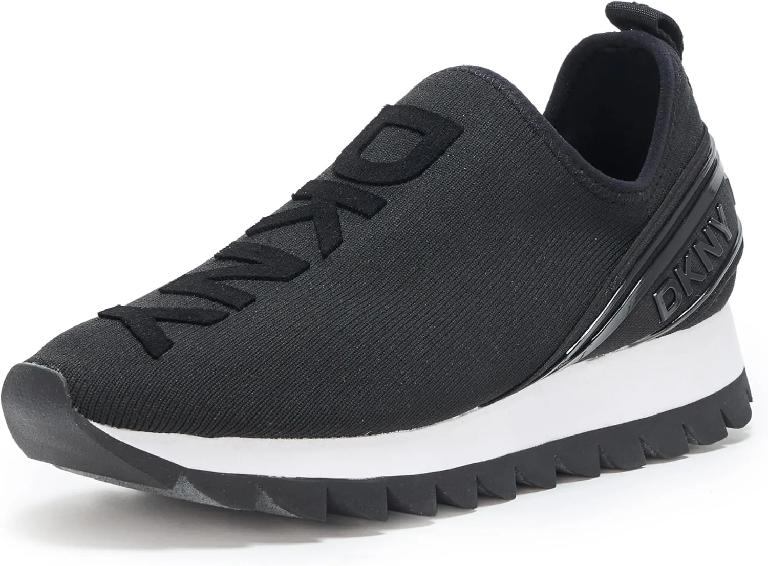 DKNY Women's Abbi Everyday Slip on Knit Sneaker