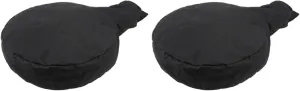 DOITOOL 2 Pcs Cast Iron Skillet Bag for 8/10/12 Inch Skillets Storage Frying Pan Bag with Hanging Loop Camping Cookware Storage for Camping Barbecue Outdoors