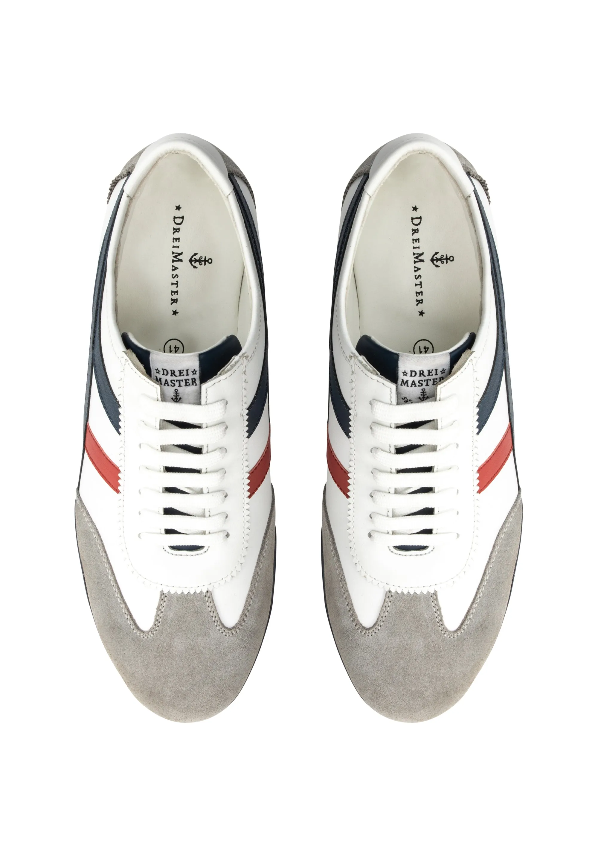 Dreimaster maritim Men's Leather Sneakers