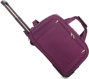 Durable Rolling Luggage， Large Capacity, Waterproof Lightweight Traveling Oxford Suitcase ，for Men Women, For Travel Camping Storage(Purple,Small)