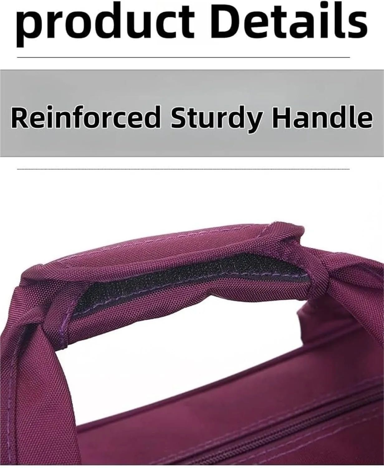 Durable Rolling Luggage， Large Capacity, Waterproof Lightweight Traveling Oxford Suitcase ，for Men Women, For Travel Camping Storage(Purple,Small)