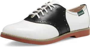 Eastland Women's Sadie Oxford, Black/White, 11 Medium US