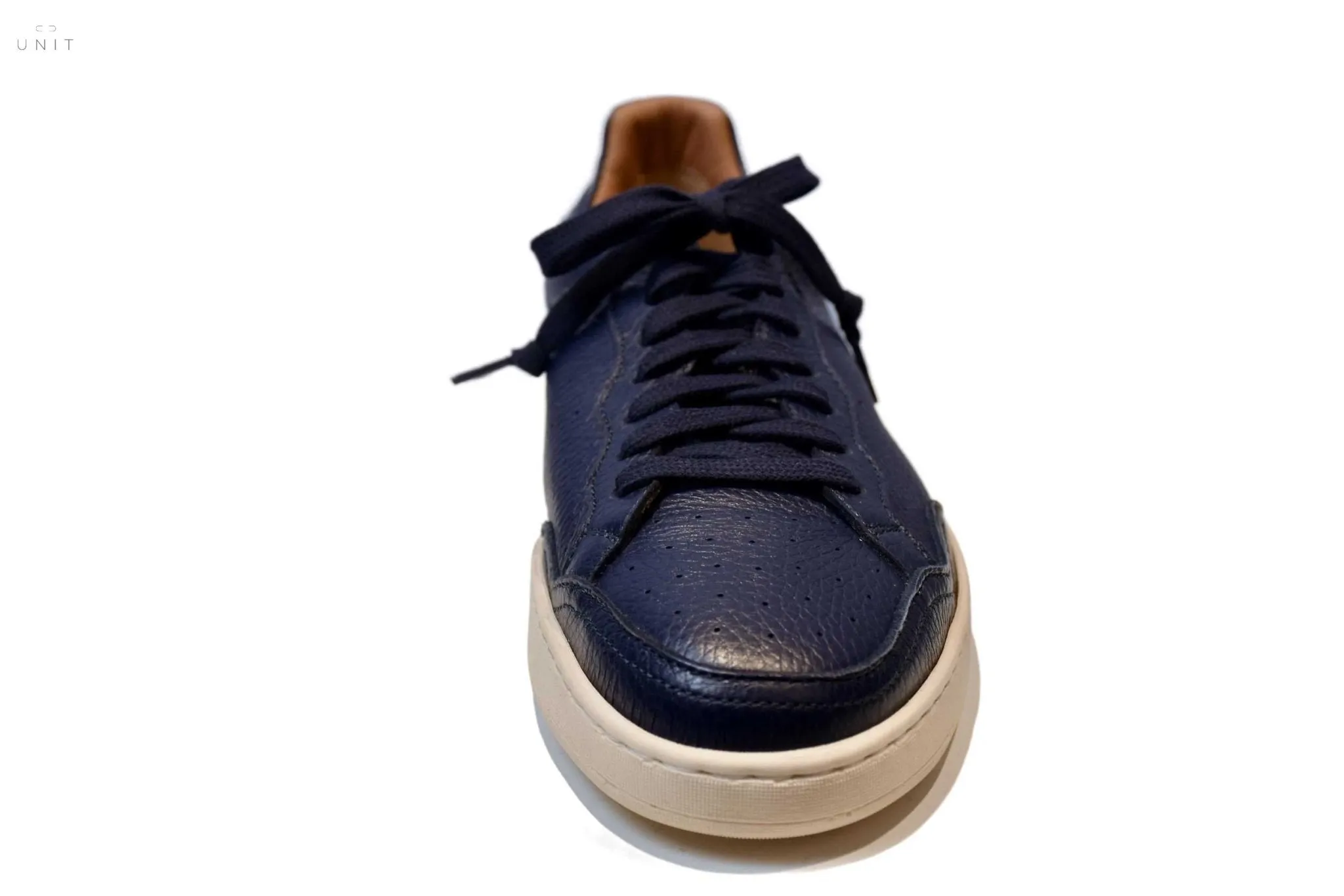 Elia Maurizi 1177 Sneaker aus Hirschleder Navy/White
