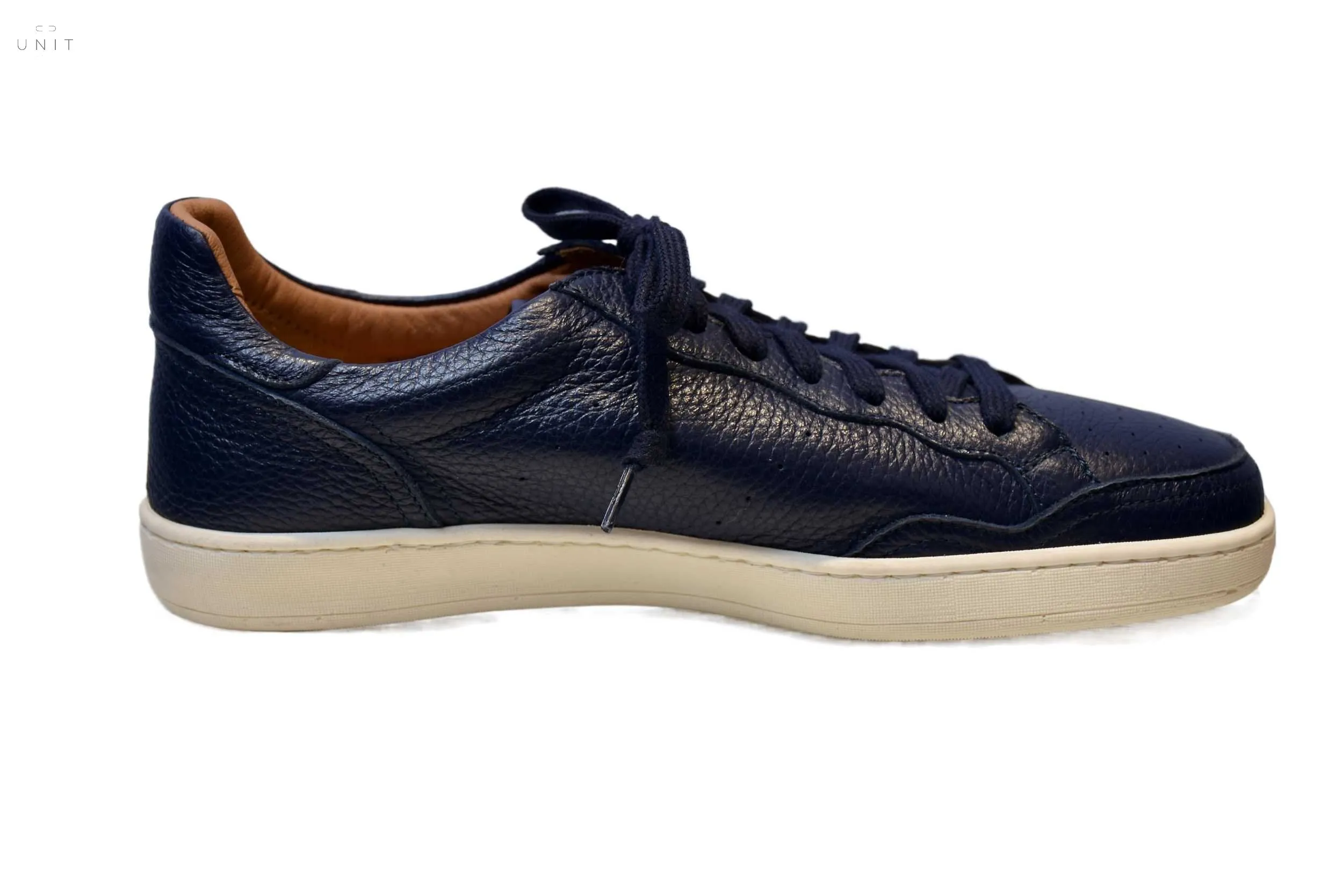 Elia Maurizi 1177 Sneaker aus Hirschleder Navy/White