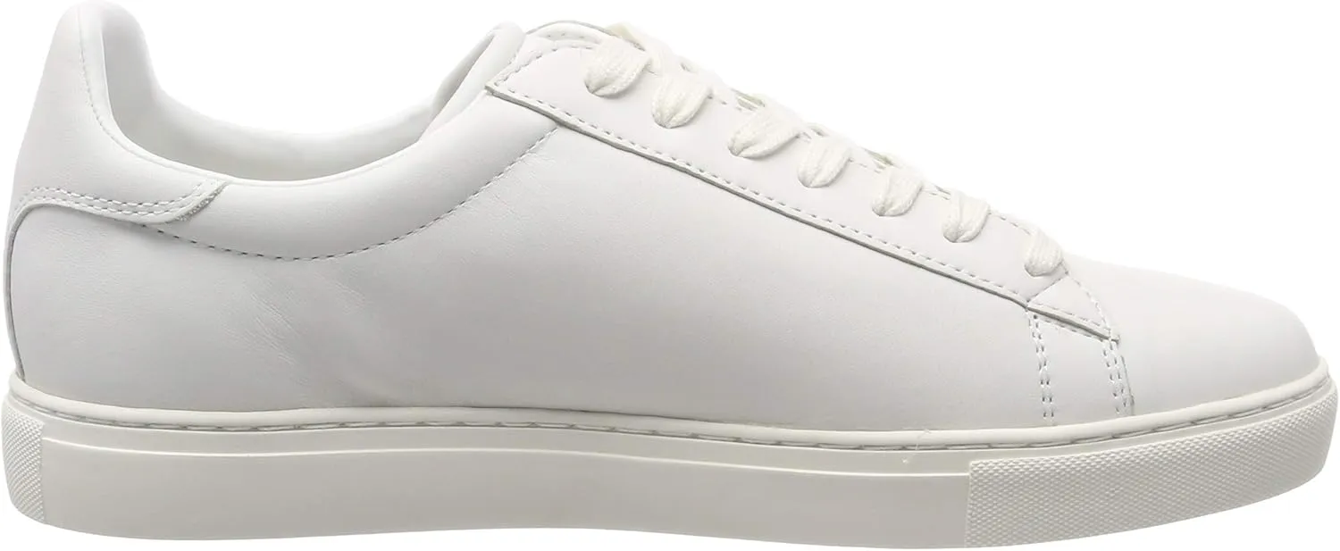 Emporio Armani Men's Low Rise Leather Lace Up Sneaker