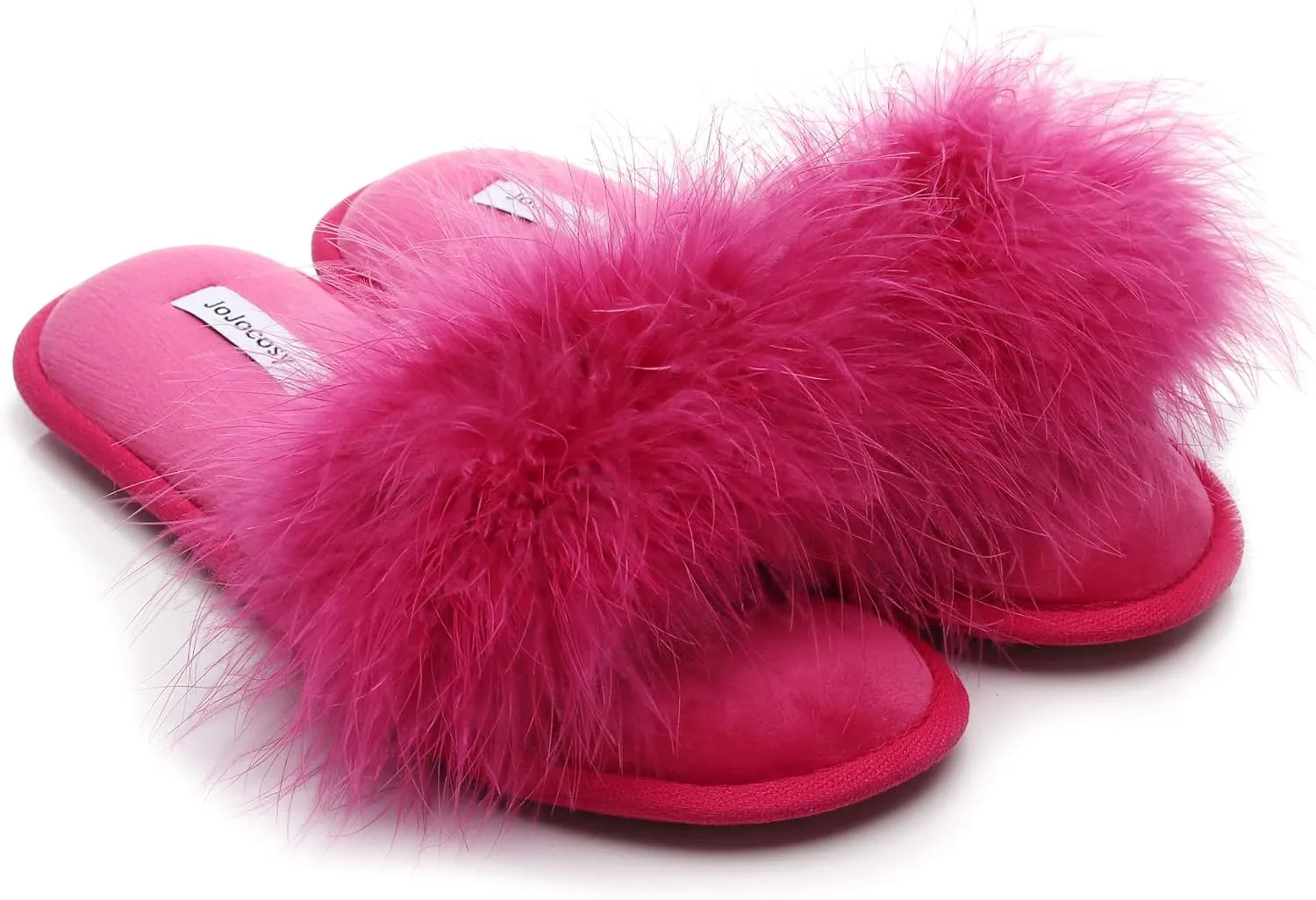 Extreme Plush Lady’s Sexy Slip-on Comfortable Slippers Women’s Fluffy Indoor Open-toe Scuff