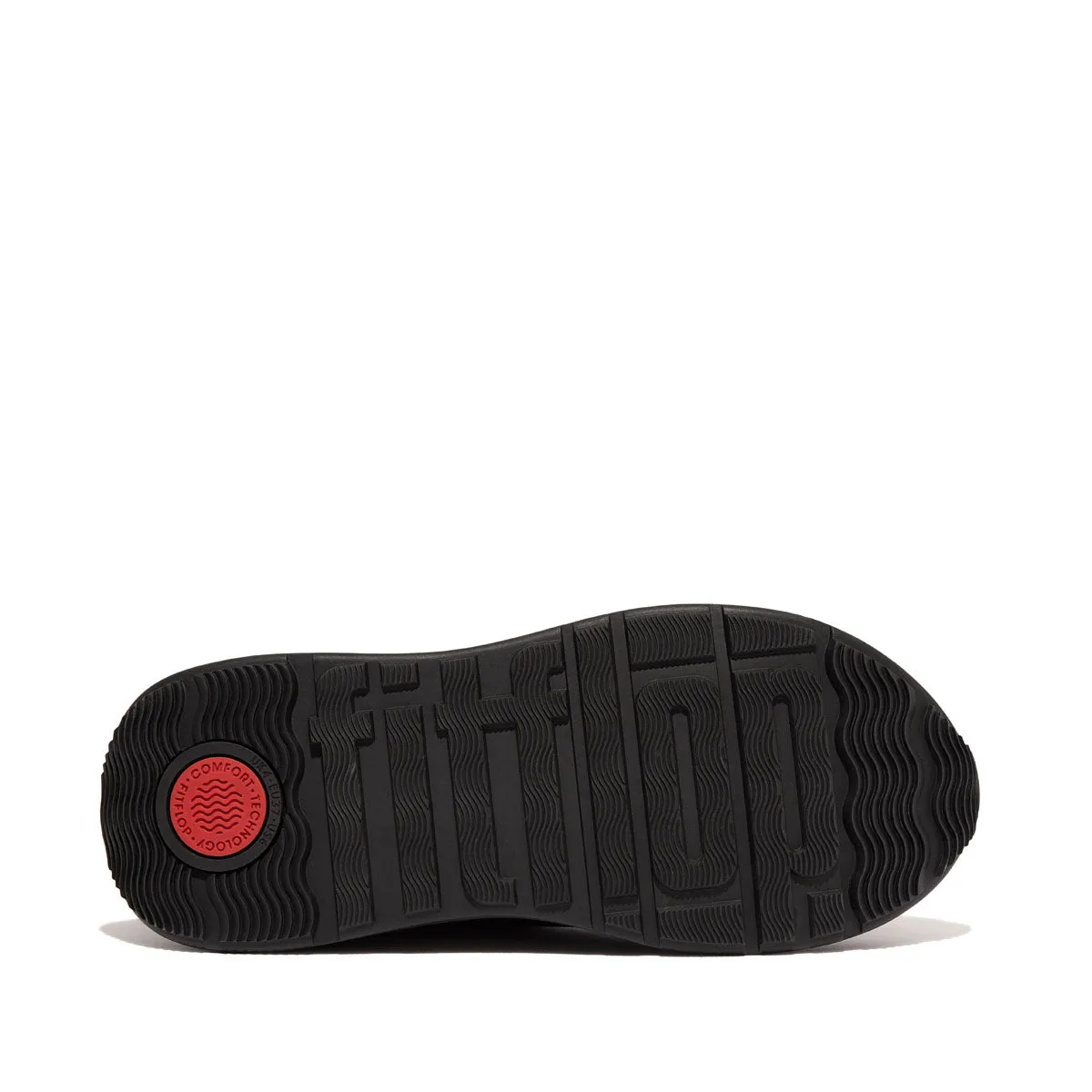 F-MODE Leather/Suede Flatform Sneakers