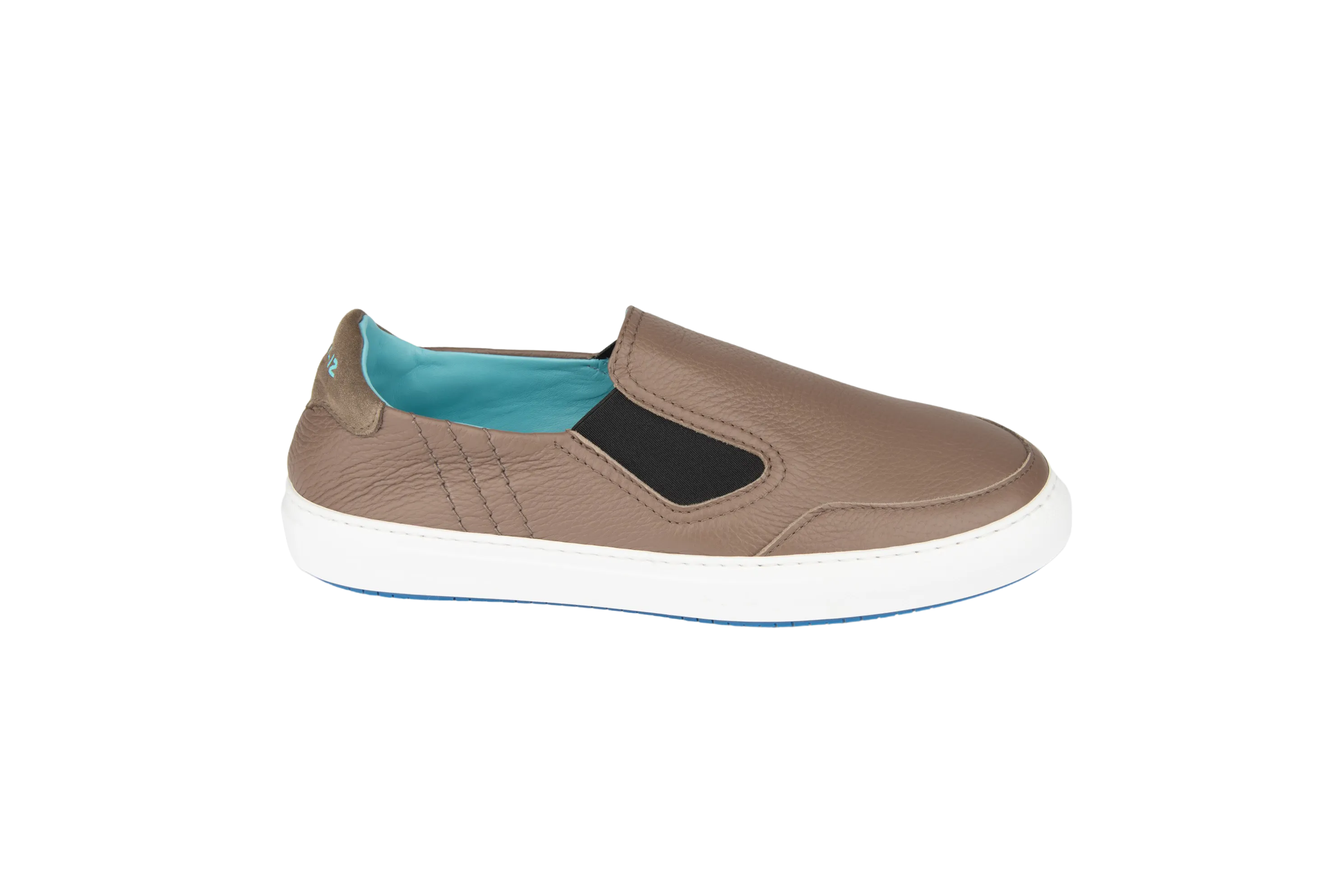 Fifty-12 Men's Batolomeo K0003S15 Beige Leather with Black Elastic Loafer Shoe