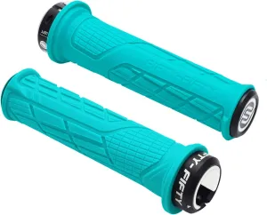 FIFTY-FIFTY Mountain Bike Handlebar Grips, Single Lock-on MTB Grips, Comfortable and Lock On, Non-Slip Bicycle Handle, Fit for All Mountain, Enduro, Downhill