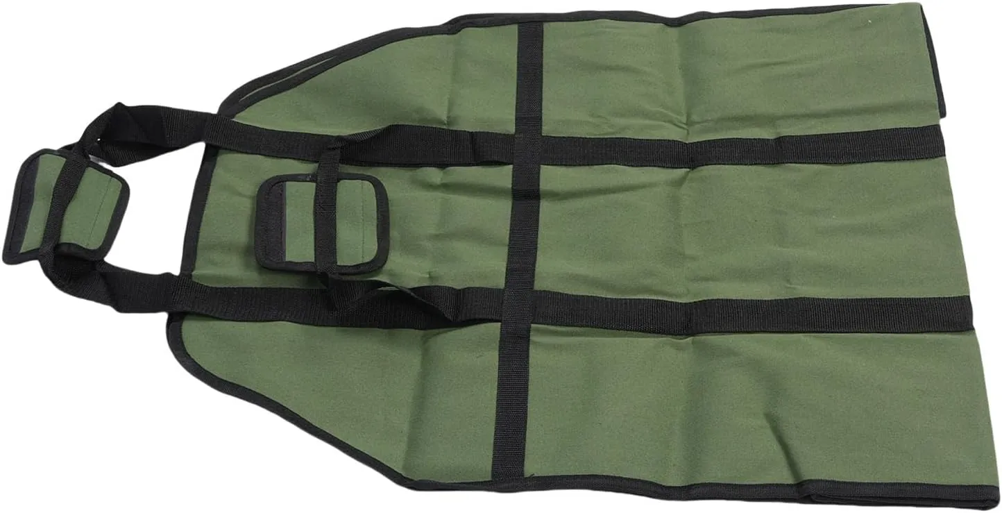 Firewood Bag Carrier, Large Wood Carrying Tote, Water Proof Canvas Travel Bag with Double Handle for Camping, Picnic, and Outdoor Firewood Holder