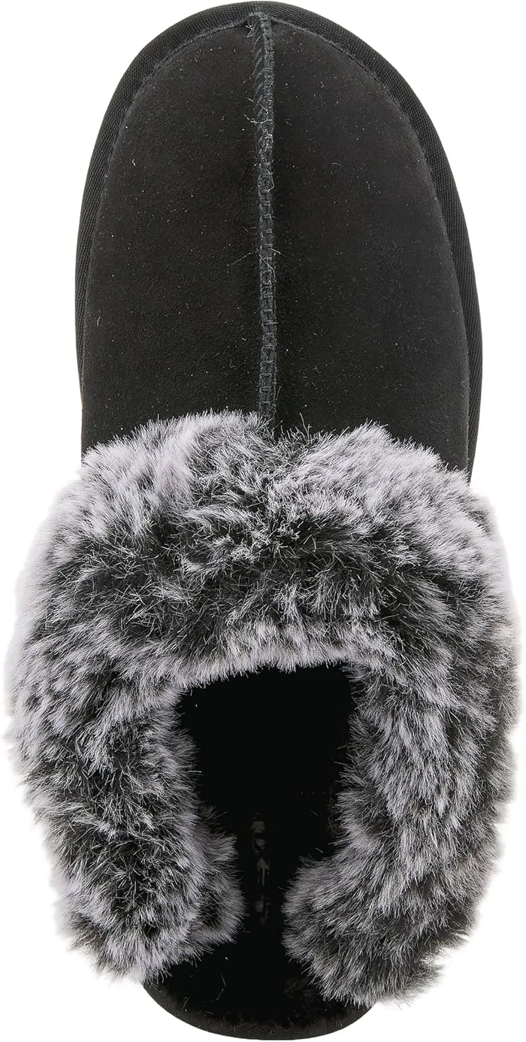 Flexus Spring Step Linoheart House Slippers for Women - Ladies Slippers with Suede Upper - Womens Slip-On Shoes for Indoor Use