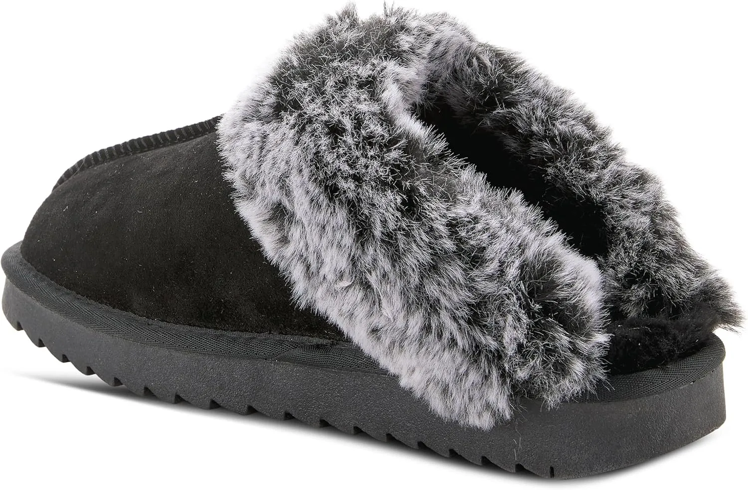 Flexus Spring Step Linoheart House Slippers for Women - Ladies Slippers with Suede Upper - Womens Slip-On Shoes for Indoor Use
