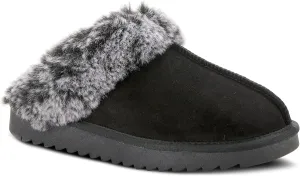 Flexus Spring Step Linoheart House Slippers for Women - Ladies Slippers with Suede Upper - Womens Slip-On Shoes for Indoor Use