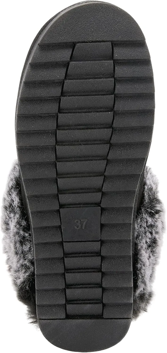Flexus Spring Step Linoheart House Slippers for Women - Ladies Slippers with Suede Upper - Womens Slip-On Shoes for Indoor Use