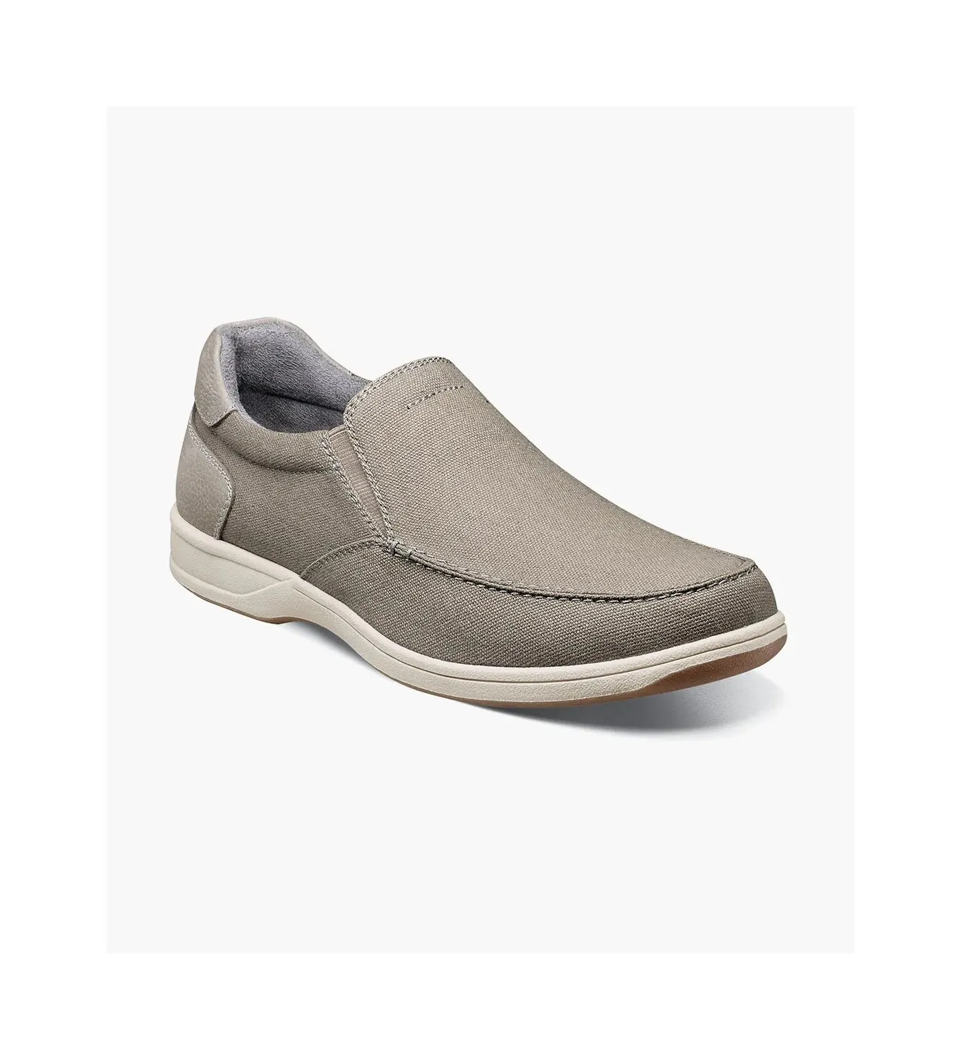 Florsheim - Lakeside Canvas Moc Toe Slip On - Grey