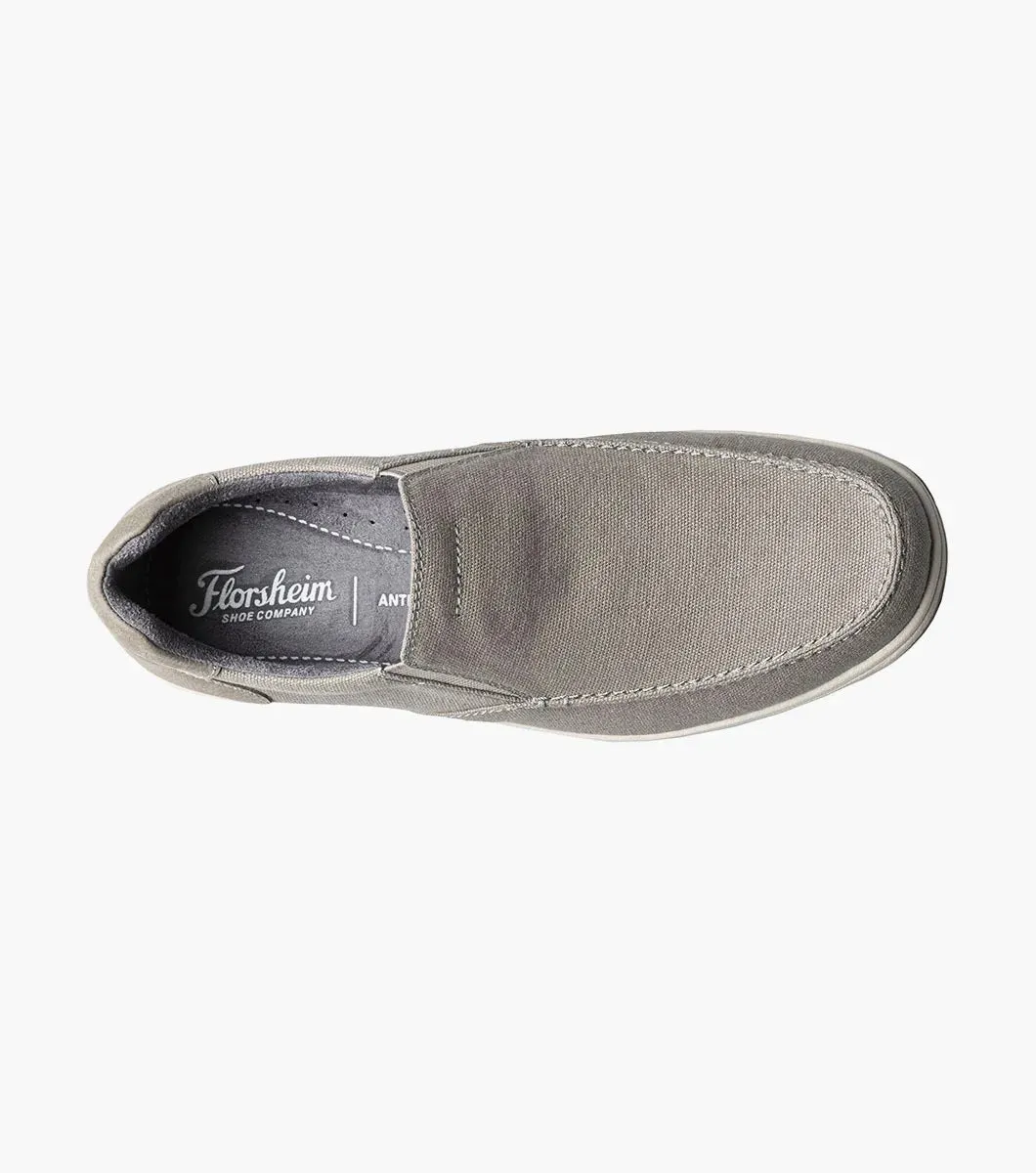 Florsheim - Lakeside Canvas Moc Toe Slip On - Grey