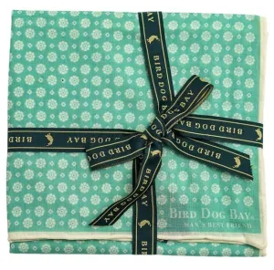 Flower Cotton - International returns Pocket Square Power: Seamless support Mint