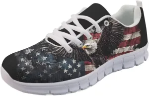 Forchrinse Cute Jean Cat with Green Eyes Women's Walking Running Shoes Slip on Easy Sneaker Sports Causal Athletic Shoes