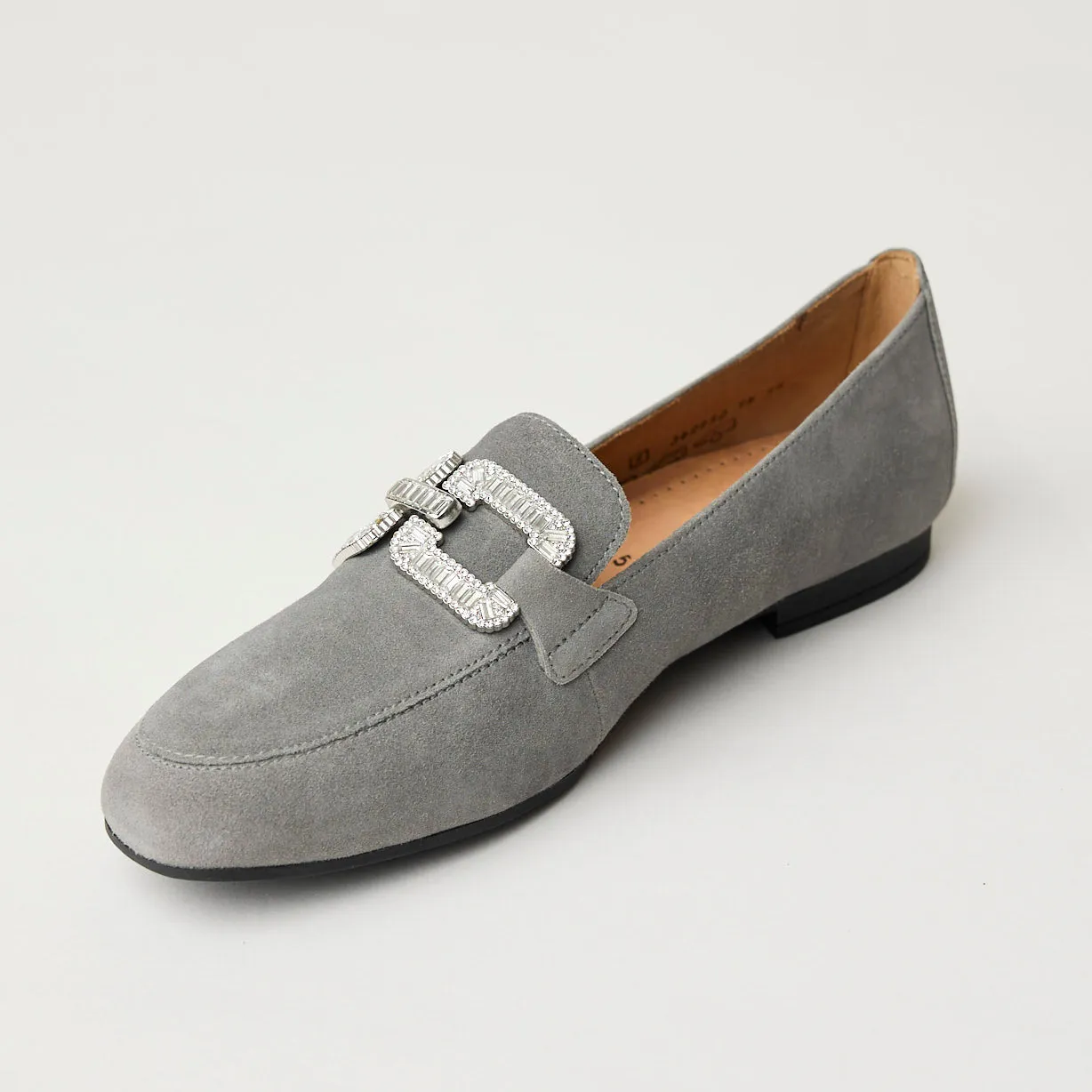 Gabor Grey Suede Leather Loafers