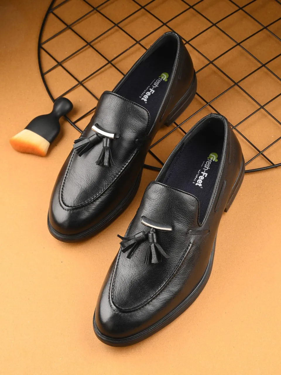 Gage Black Formal Slip-on Shoes For Men