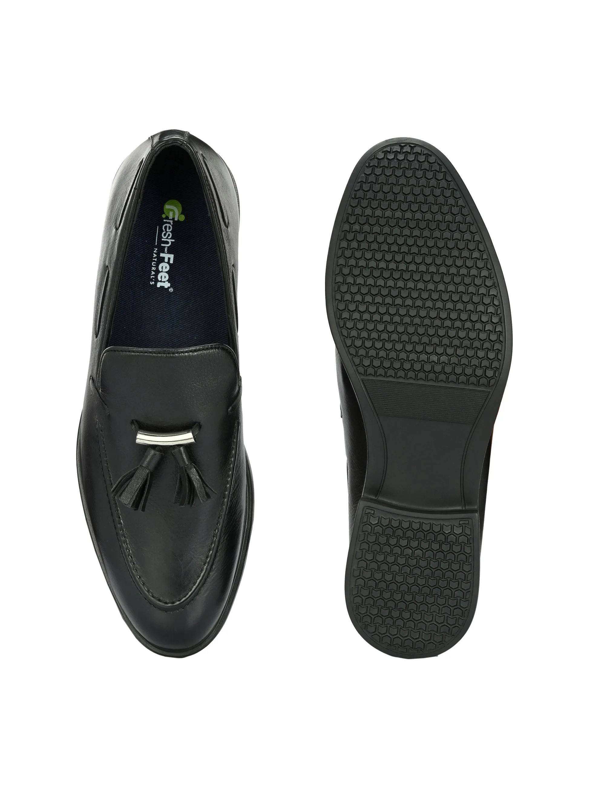 Gage Black Formal Slip-on Shoes For Men