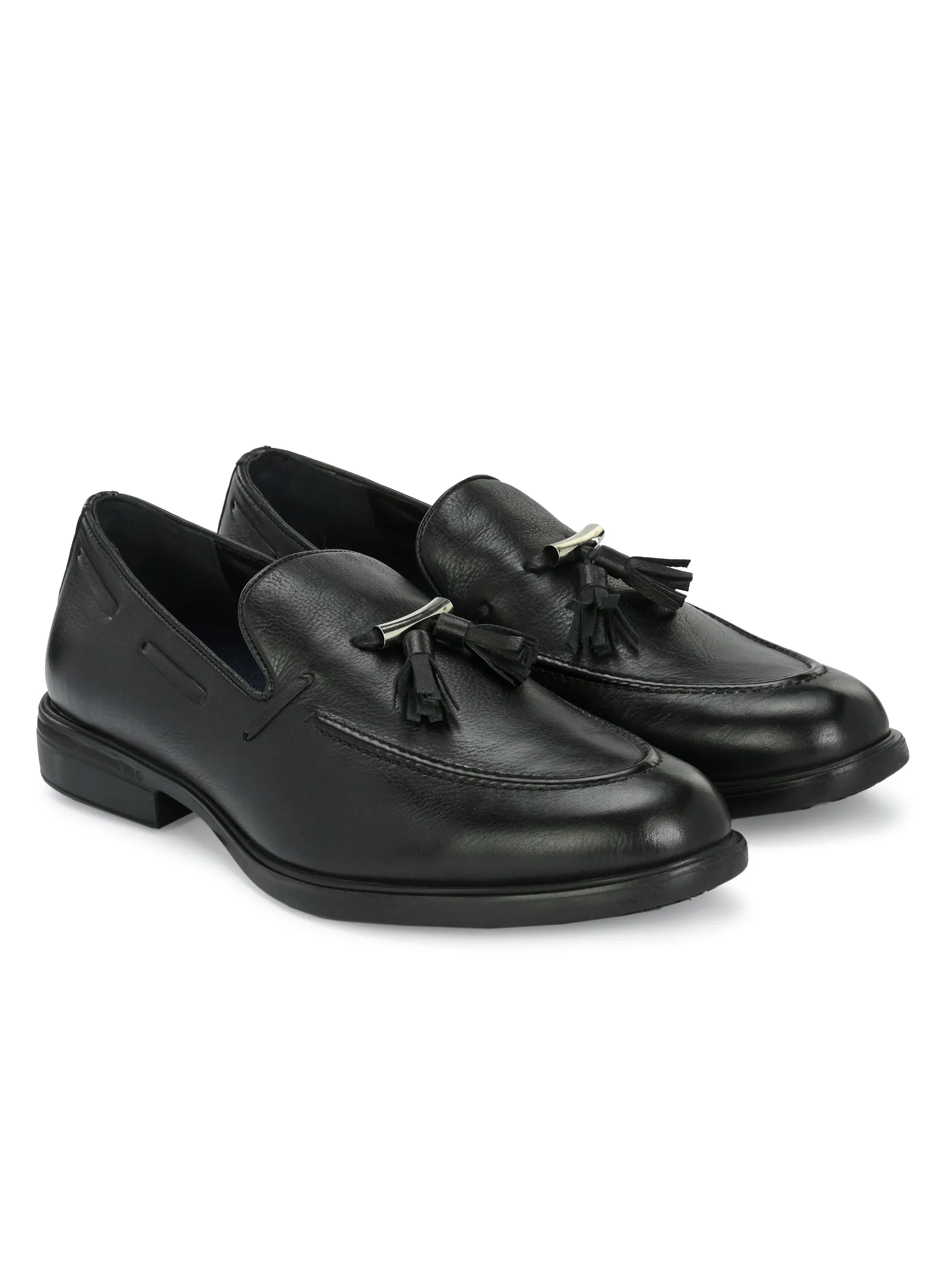 Gage Black Formal Slip-on Shoes For Men