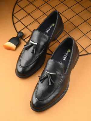 Gage Black Formal Slip-on Shoes For Men