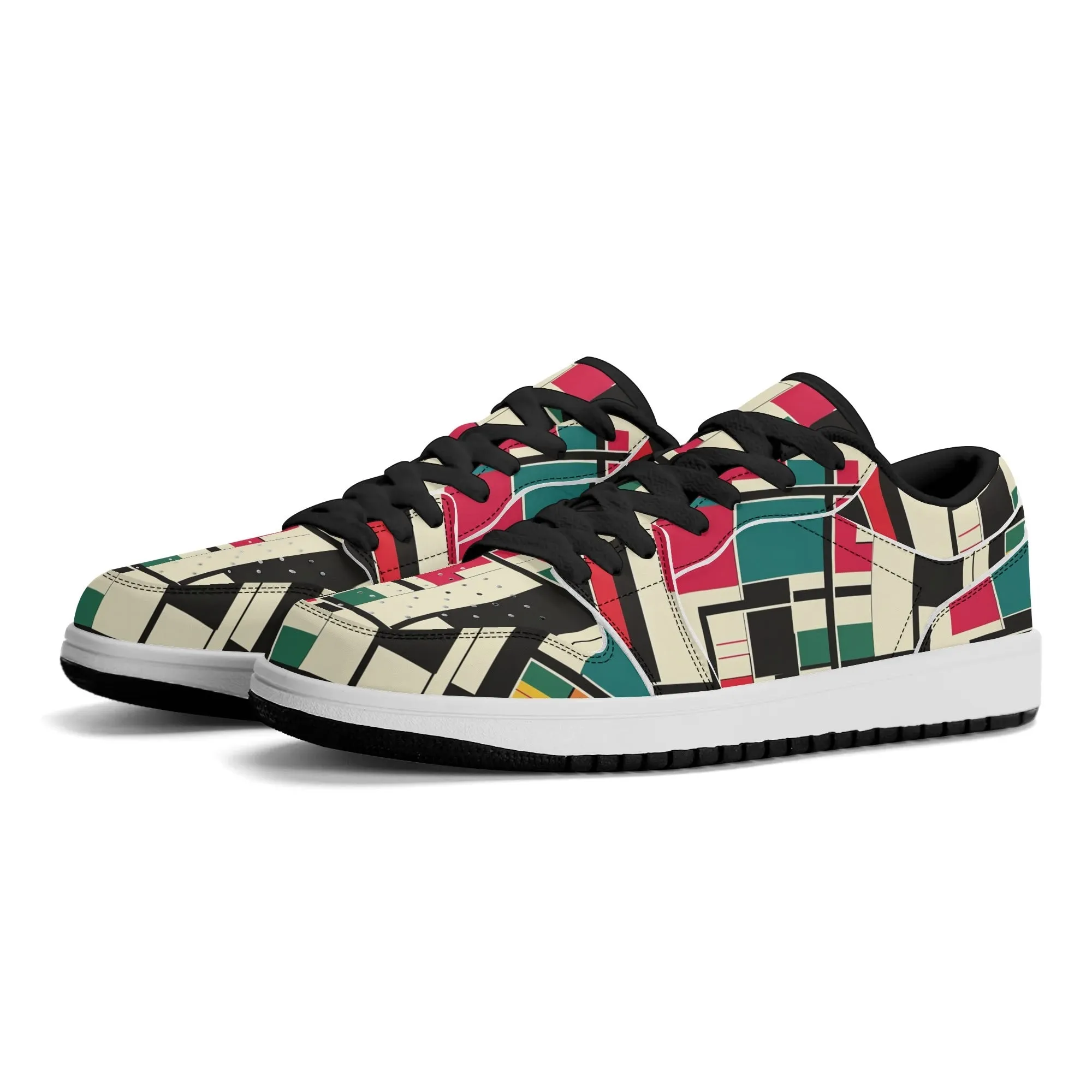 Geometry v2 Low Top Leder Sneaker für Herren