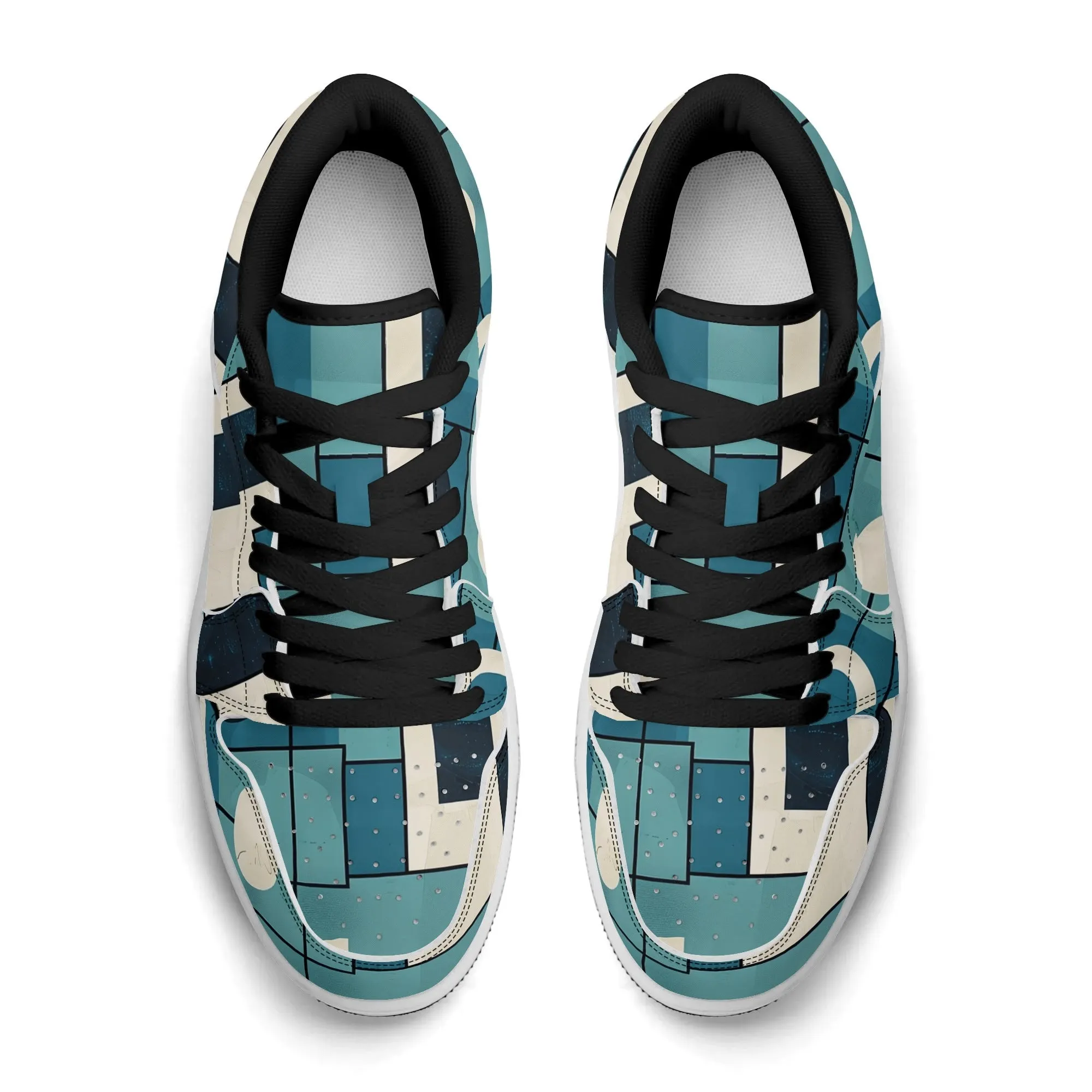 Geometry v3 Low Top Leder Sneaker für Herren