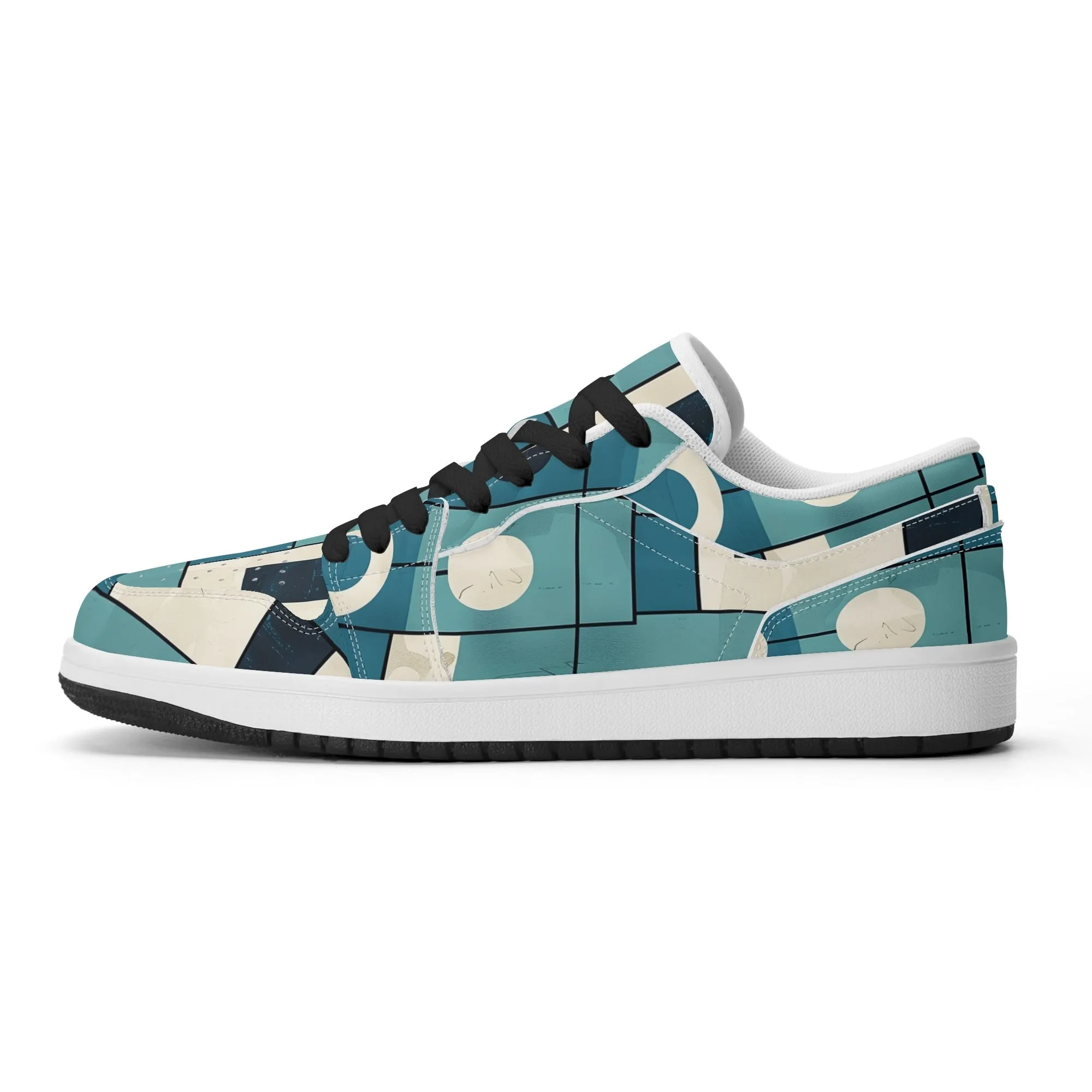 Geometry v3 Low Top Leder Sneaker für Herren