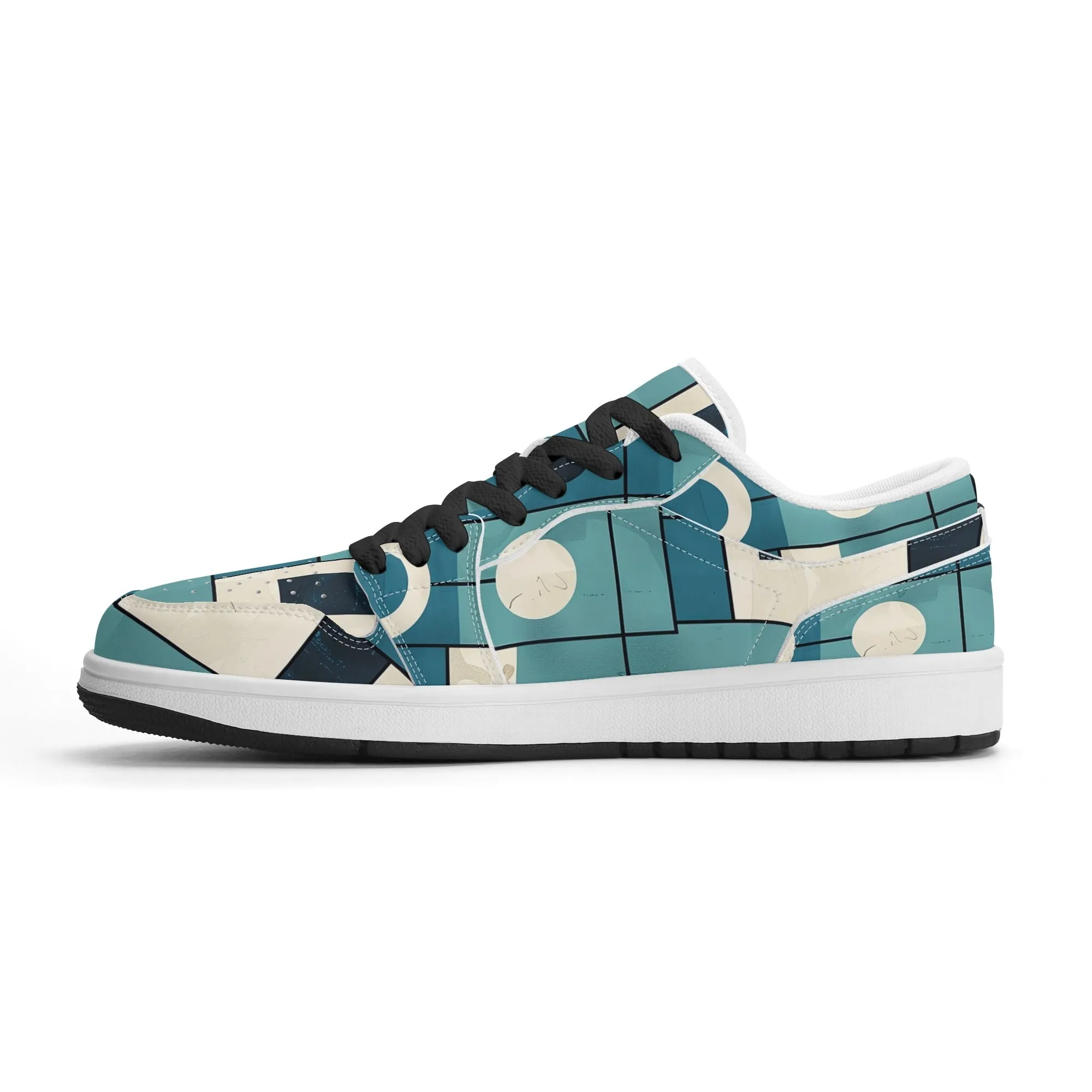 Geometry v3 Low Top Leder Sneaker für Herren