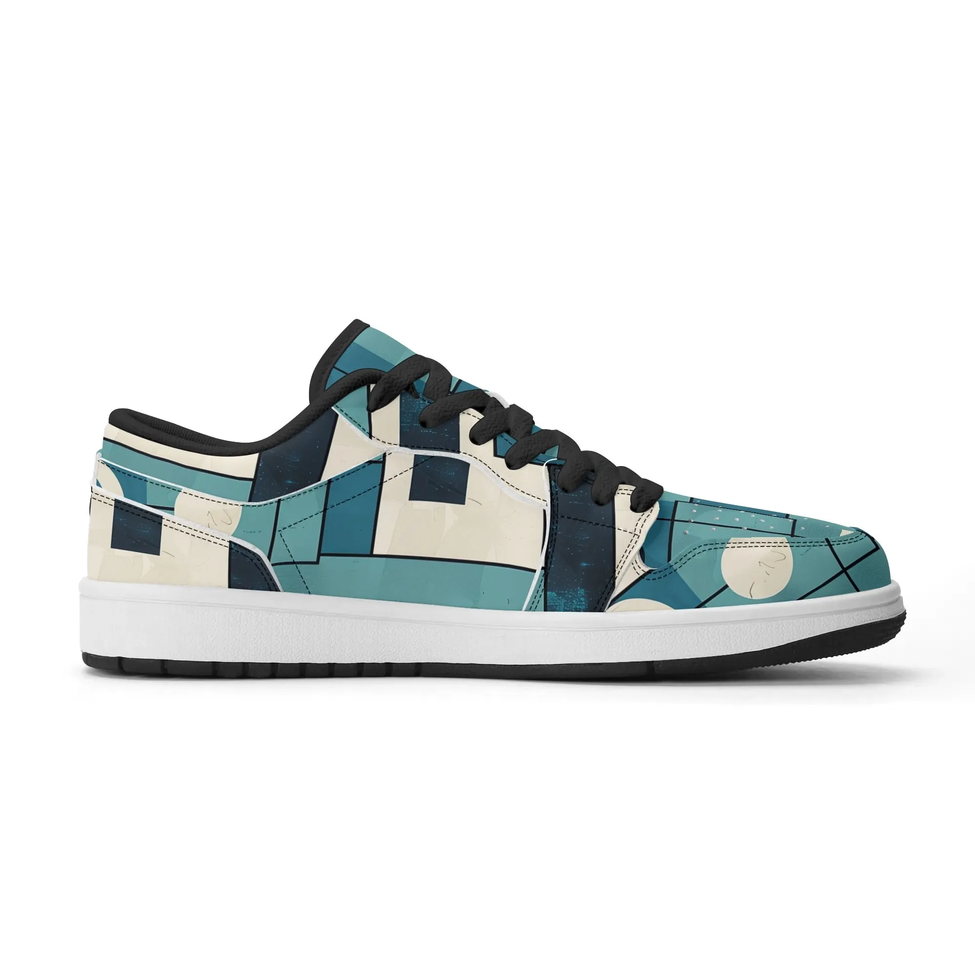 Geometry v3 Low Top Leder Sneaker für Herren