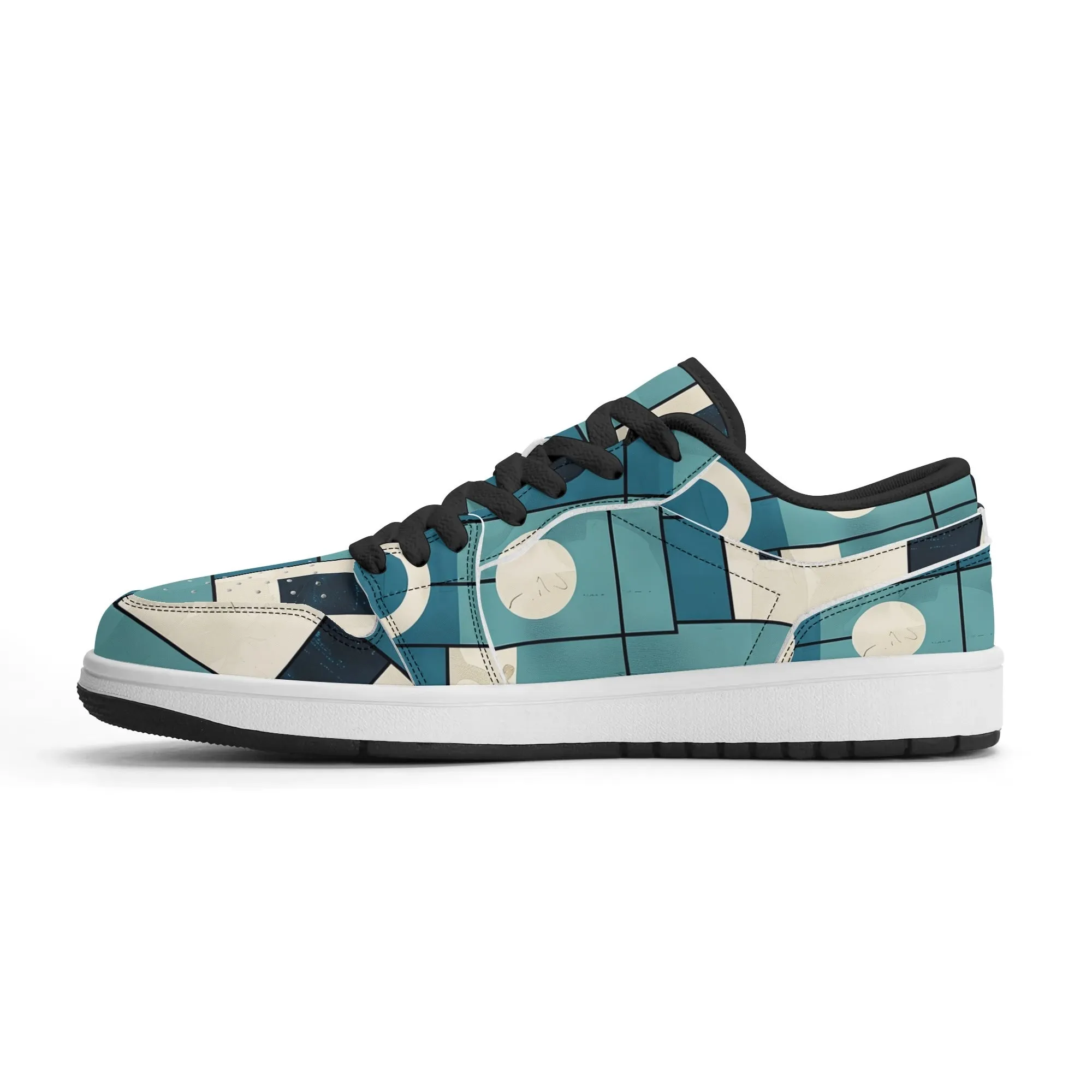 Geometry v3 Low Top Leder Sneaker für Herren
