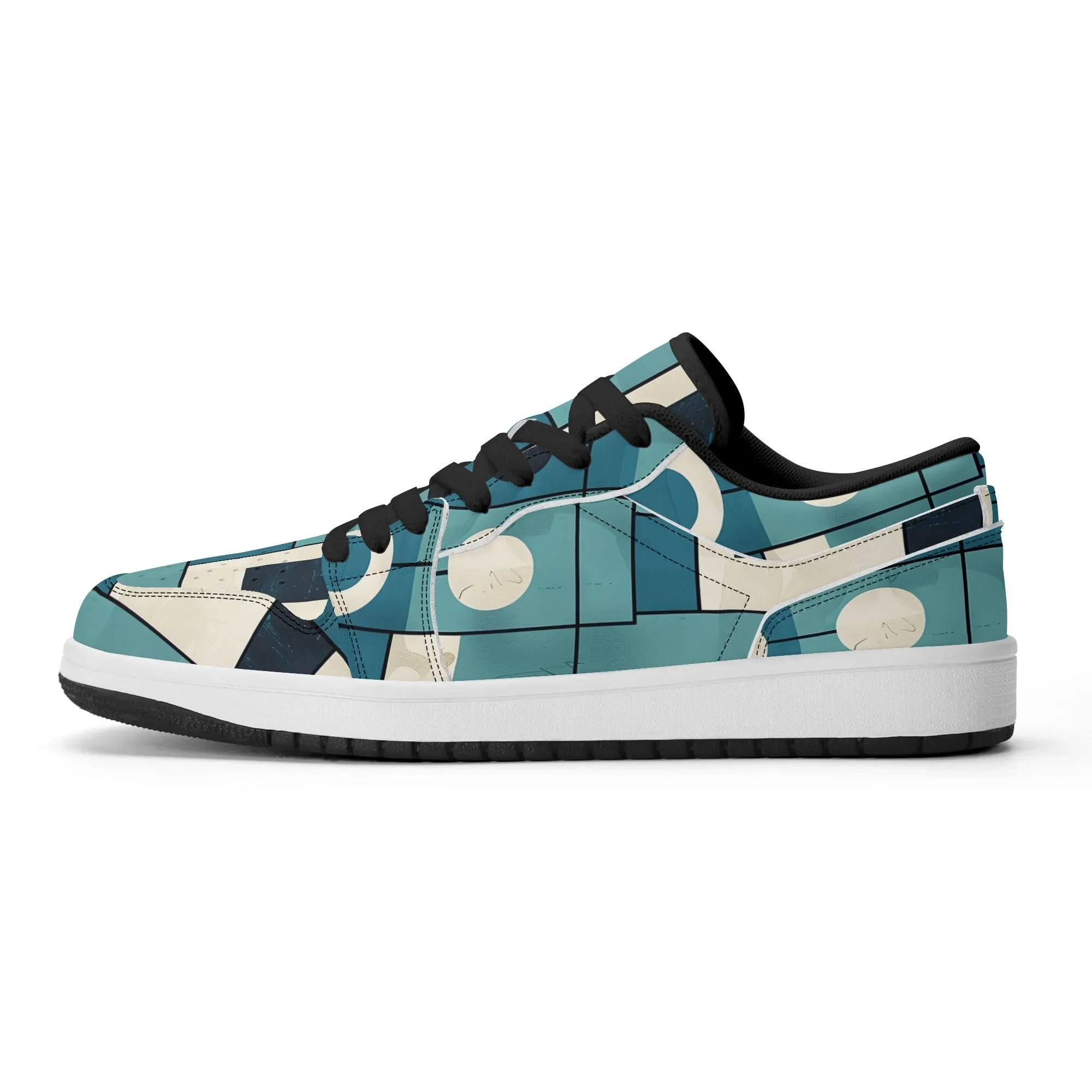 Geometry v3 Low Top Leder Sneaker für Herren