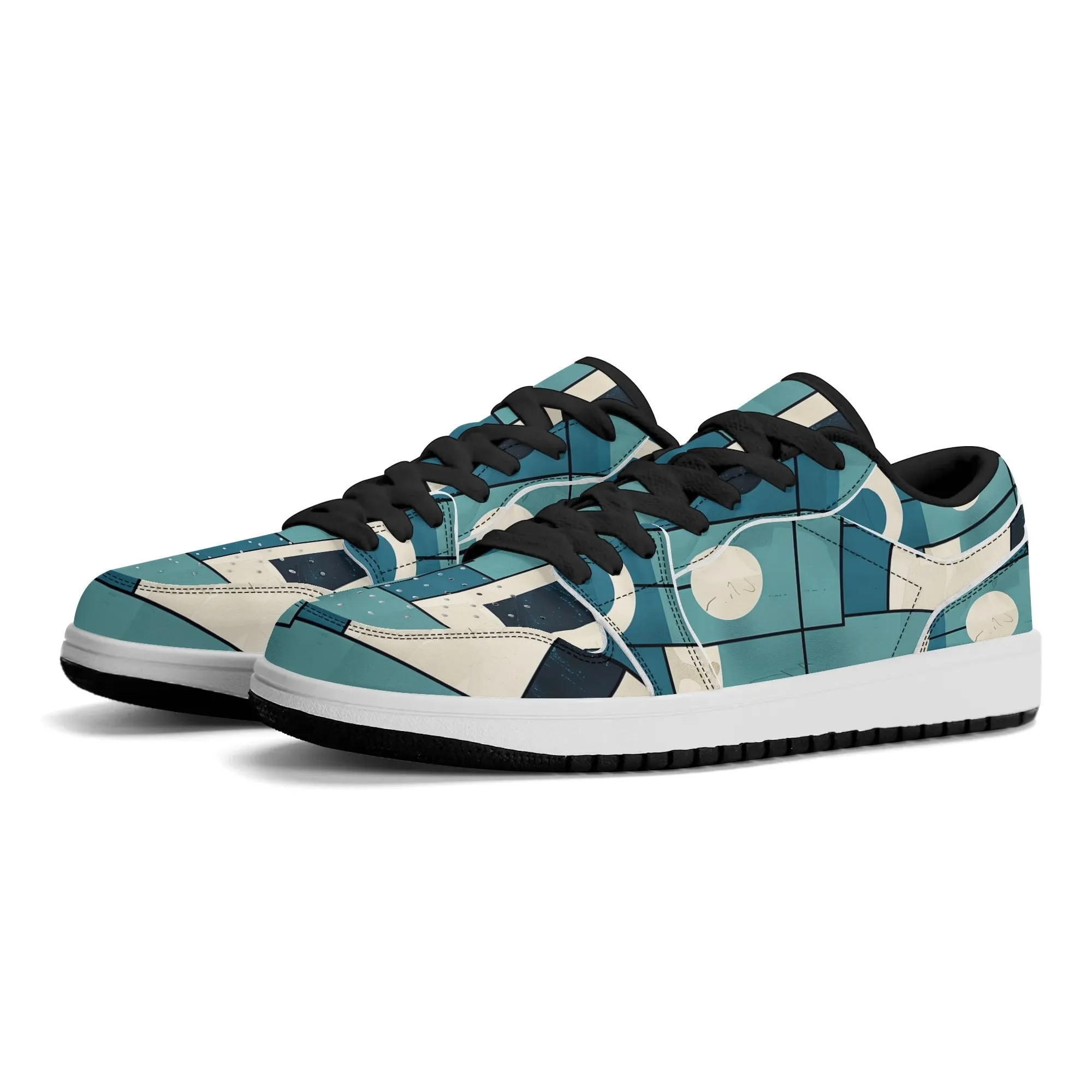 Geometry v3 Low Top Leder Sneaker für Herren